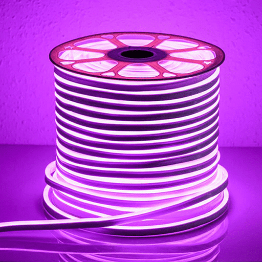 8X16mm purple 12V strip lights