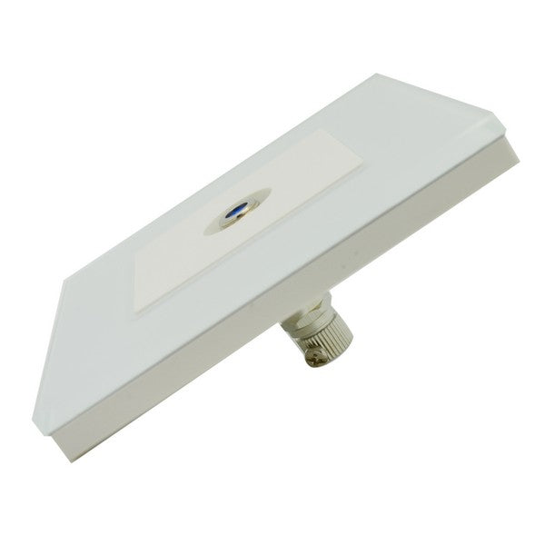 I LumoS Luxury White Glass Virgin, Sky Satellite F Screw Type Single Socket