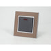 Satin Gold metal single frame with Grey insert switch with neon