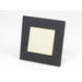 Black Glass Single Frame with one gold rocket light switch