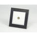 Black Mirror Frame single white insert with TV socket