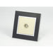 Black Mirror Frame single gold insert with TV socket