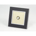 Black Mirror Glass Frame Gold Satellite Socket