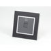 Black Mirror Glass Frame Dark Grey Internet Socket