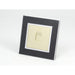 Black Mirror Glass Frame Gold Internet Socket