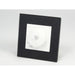 Single Black Glass frame with white rotary dimmer light switch