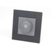 Single Black Glass frame with grey rotary dimmer light switch