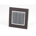 goat skin leather single Frame with dark grey Interest of 3 rocker light switch