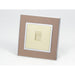 Gold Satin Metal Single Frame with gold insert of telephone socket