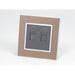 Gold Satin Metal Double Frame with dark grey insert of double telephone socket