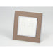 Gold Satin Metal Double Frame with white insert of double telephone socket