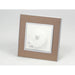 Gold Satin Metal Single Frame with white insert of rotary dimmer light switch