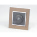 Gold Satin Metal Single Frame with dark grey insert of rotary dimmer light switch