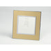 Gold Mirror Glass Single Frame with white insert of telephone socket