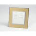 Gold Mirror Glass Single Frame with white insert of double telephone socket