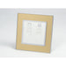 Gold Mirror Glass Single Frame with white insert of telephone and internet socket