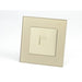 Gold Glass Single Frame with gold insert of Internet socket