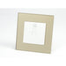 Gold Glass Single Frame with white insert of Internet socket