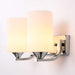 silver indoor wall light