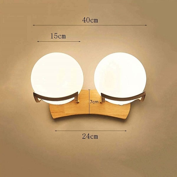 measurements of wall light