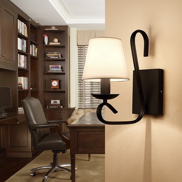 black wall light for house