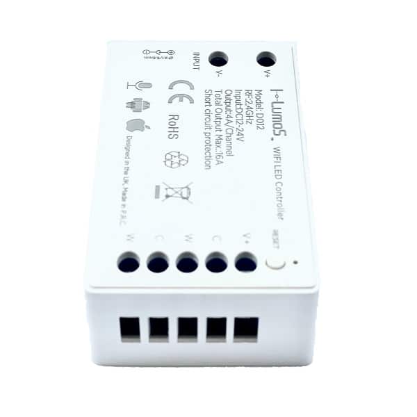 I LumoS PRO Wi-Fi 16A Smart 12V/24V Dual Colour LED Controller