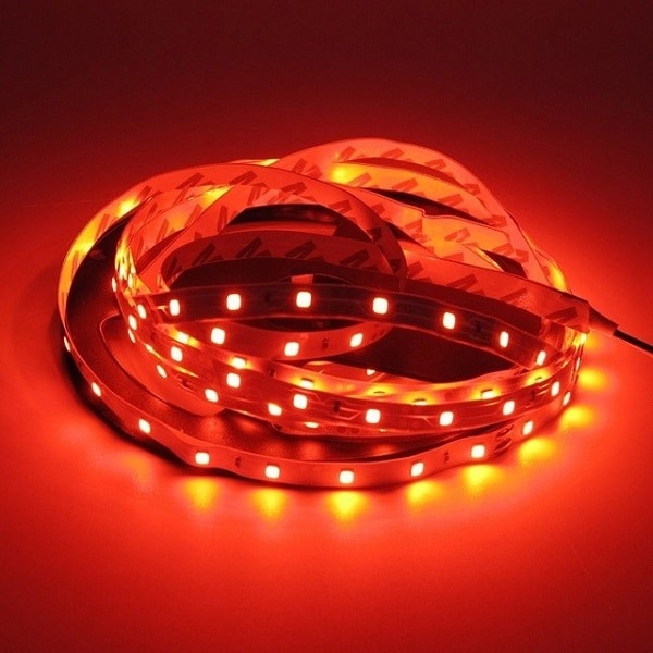 I LumoS RED LED 5m Tape Strip Light 12V DC 4.8W/m