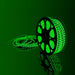 7x11mm Green SMD Strip Light 240V