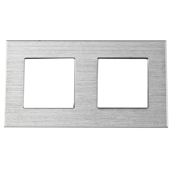 Double Silver Aluminium Frame