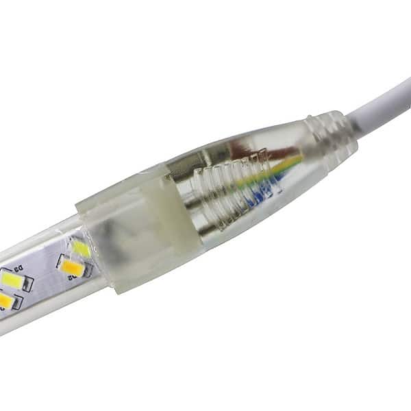 How do dual colour smd strip lights are wired