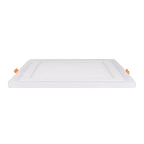 I LumoS Dual Colour LED 9 Watt Warm White Square Recessed Ceiling DownLight with Pure White