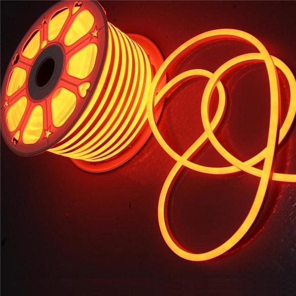 8X16mm golden yellow 240V strip lights