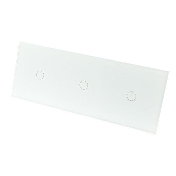 I LumoS Luxury White Glass Panel LED Remote On/Off Touch Light Switches