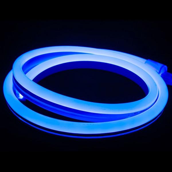 I LumoS 8x16mm BLUE Flexible IP65 Dimmable LED Neon Strip Light 12V 9W