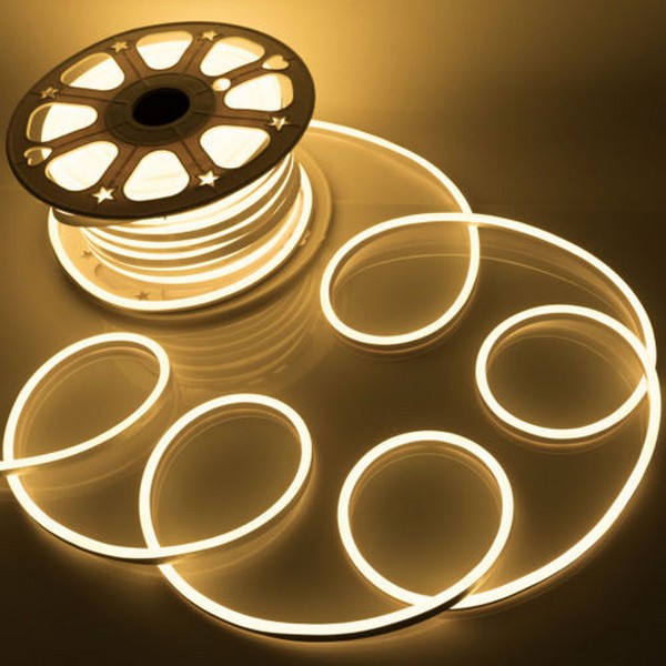 8x16mm warm white 240V neon strip light