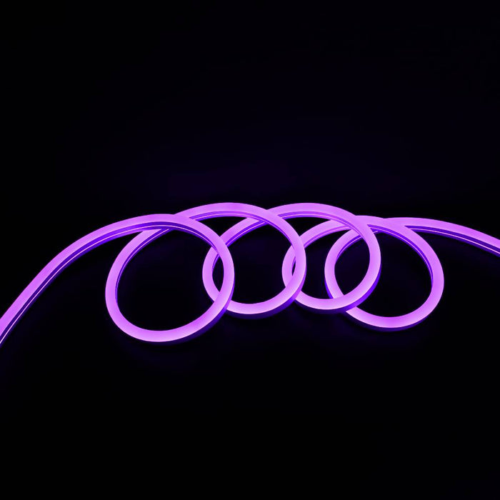 I LumoS 15x25mm Purple Flexible IP65 Dimmable LED Neon Strip Light 12V 14W/m