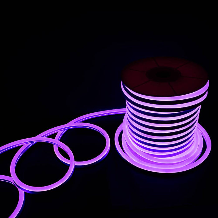 I LumoS 15x25mm Purple Flexible IP65 Dimmable LED Neon Strip Light 12V 14W/m